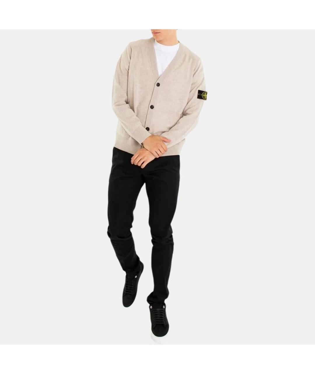 STONE ISLAND Коричневый кардиган, фото 3