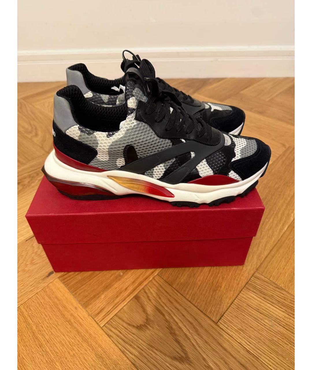 VALENTINO Кожаные низкие кроссовки / кеды, фото 5