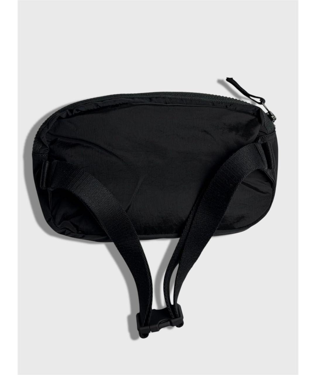 STONE ISLAND Черная тканевая поясная сумка, фото 2