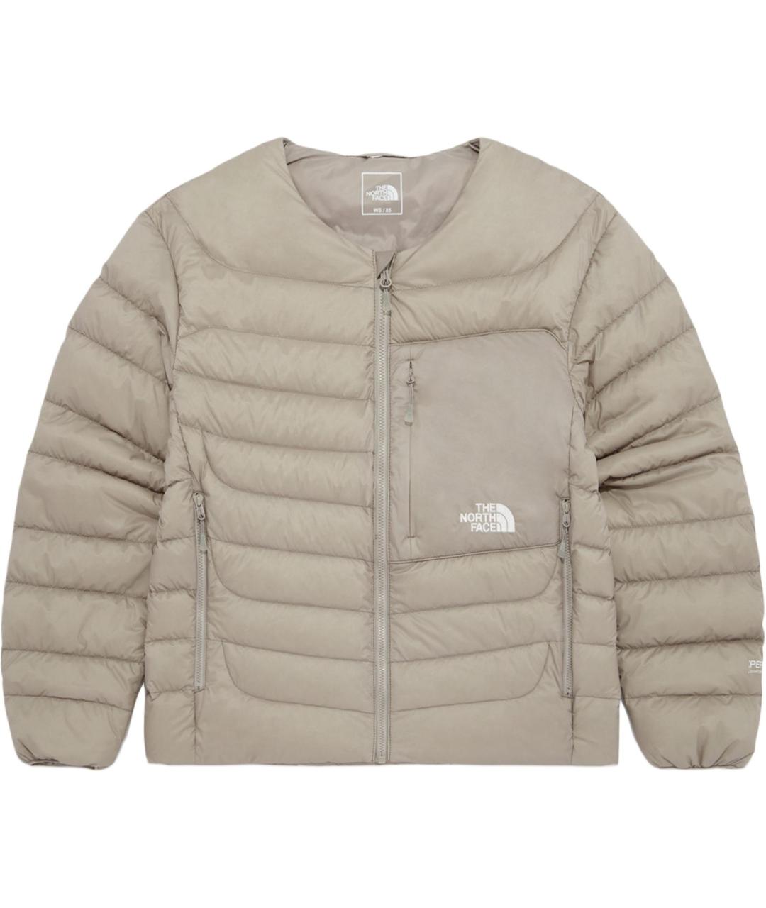 THE NORTH FACE Коричневый пуховик, фото 1