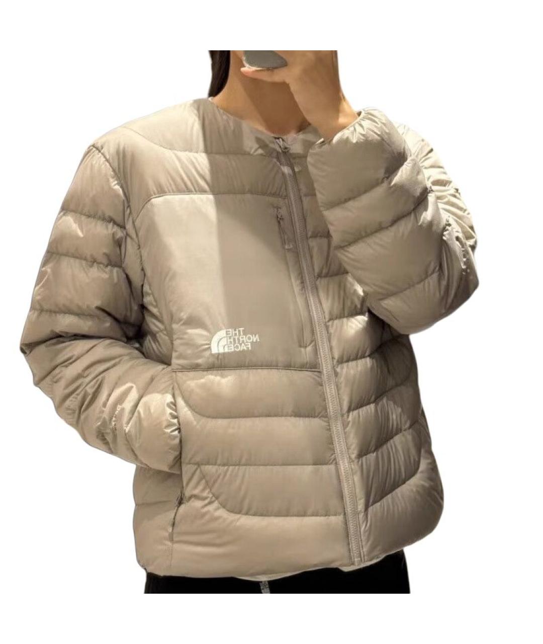 THE NORTH FACE Коричневый пуховик, фото 4