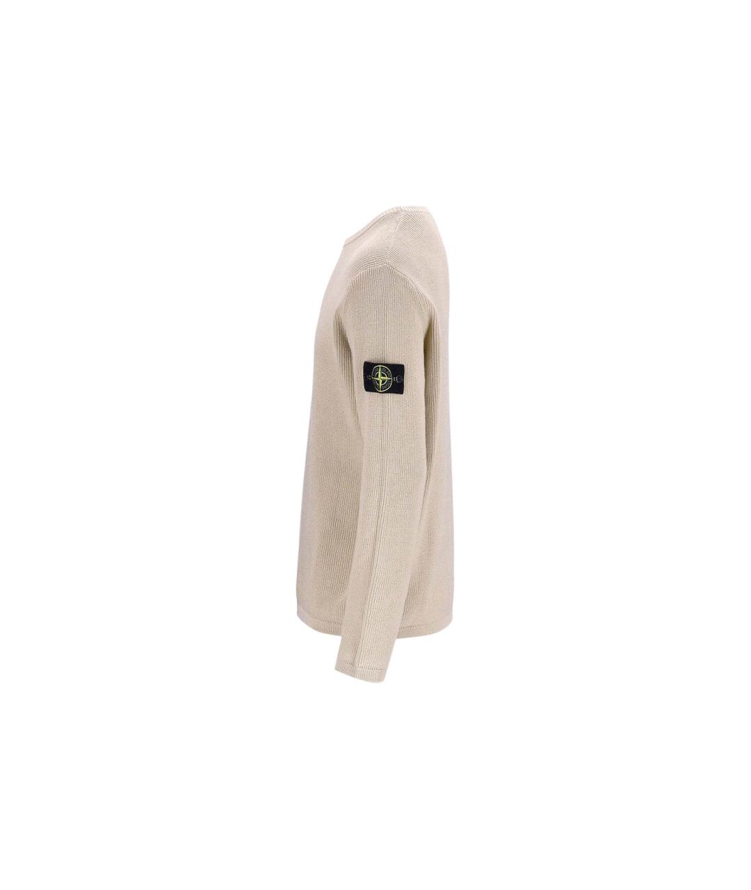 STONE ISLAND Коричневый джемпер / свитер, фото 3