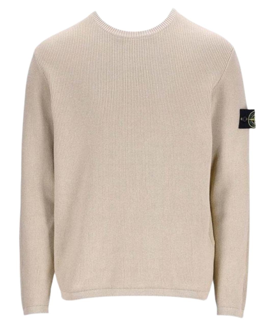 STONE ISLAND Коричневый джемпер / свитер, фото 1