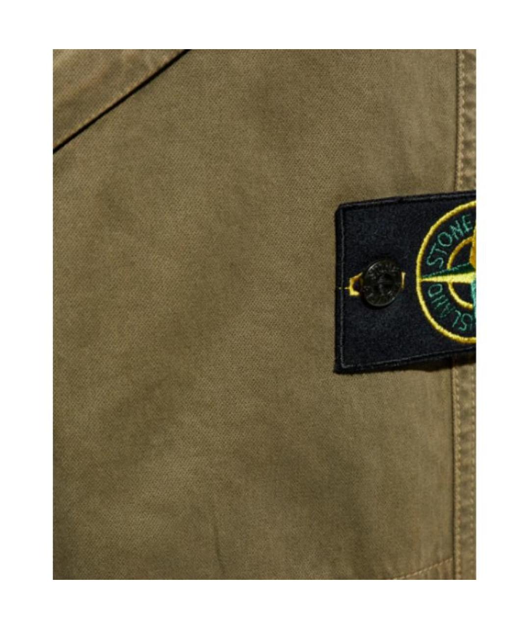 STONE ISLAND Коричневые повседневные брюки, фото 5