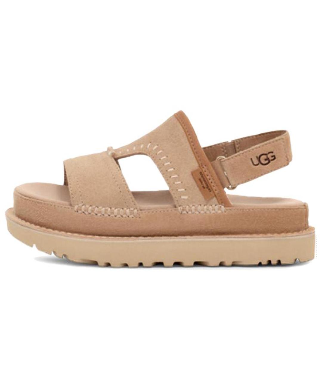 UGG Коричневые замшевые сандалии, фото 2