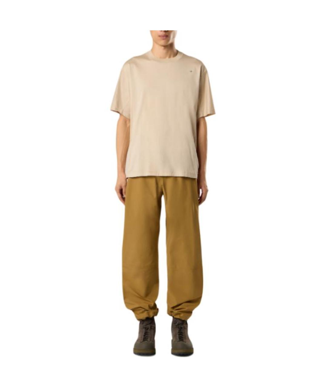 STONE ISLAND Коричневая футболка, фото 4