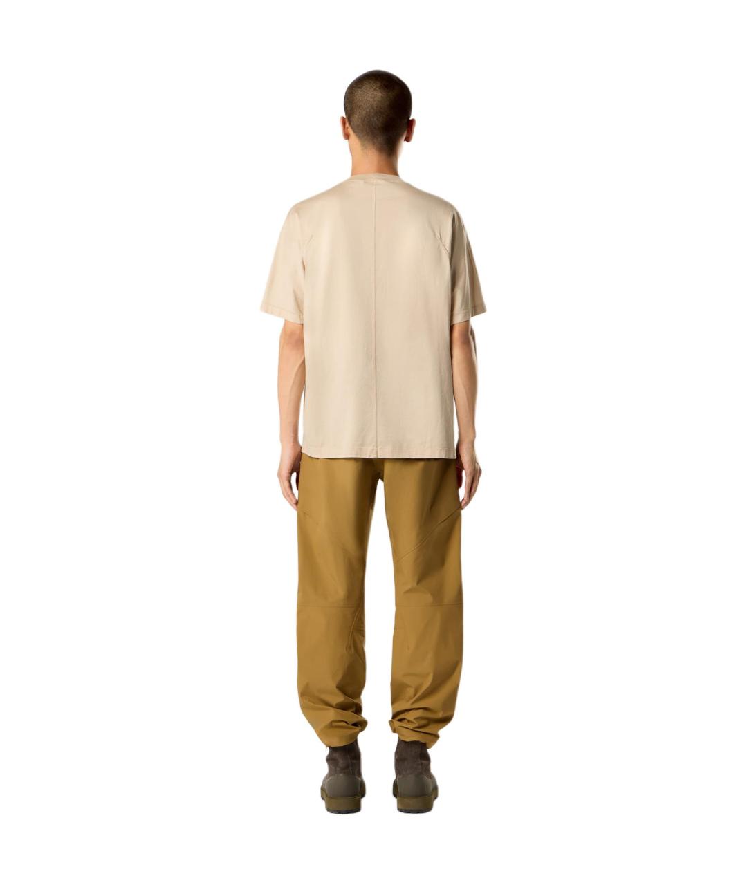 STONE ISLAND Коричневая футболка, фото 3