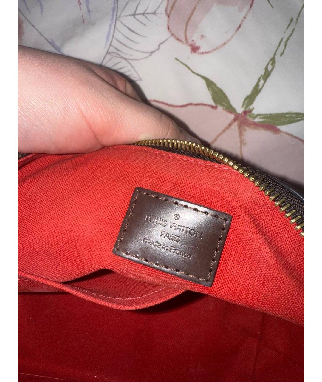 LOUIS VUITTON Коричневая сумка с короткими ручками, фото 3