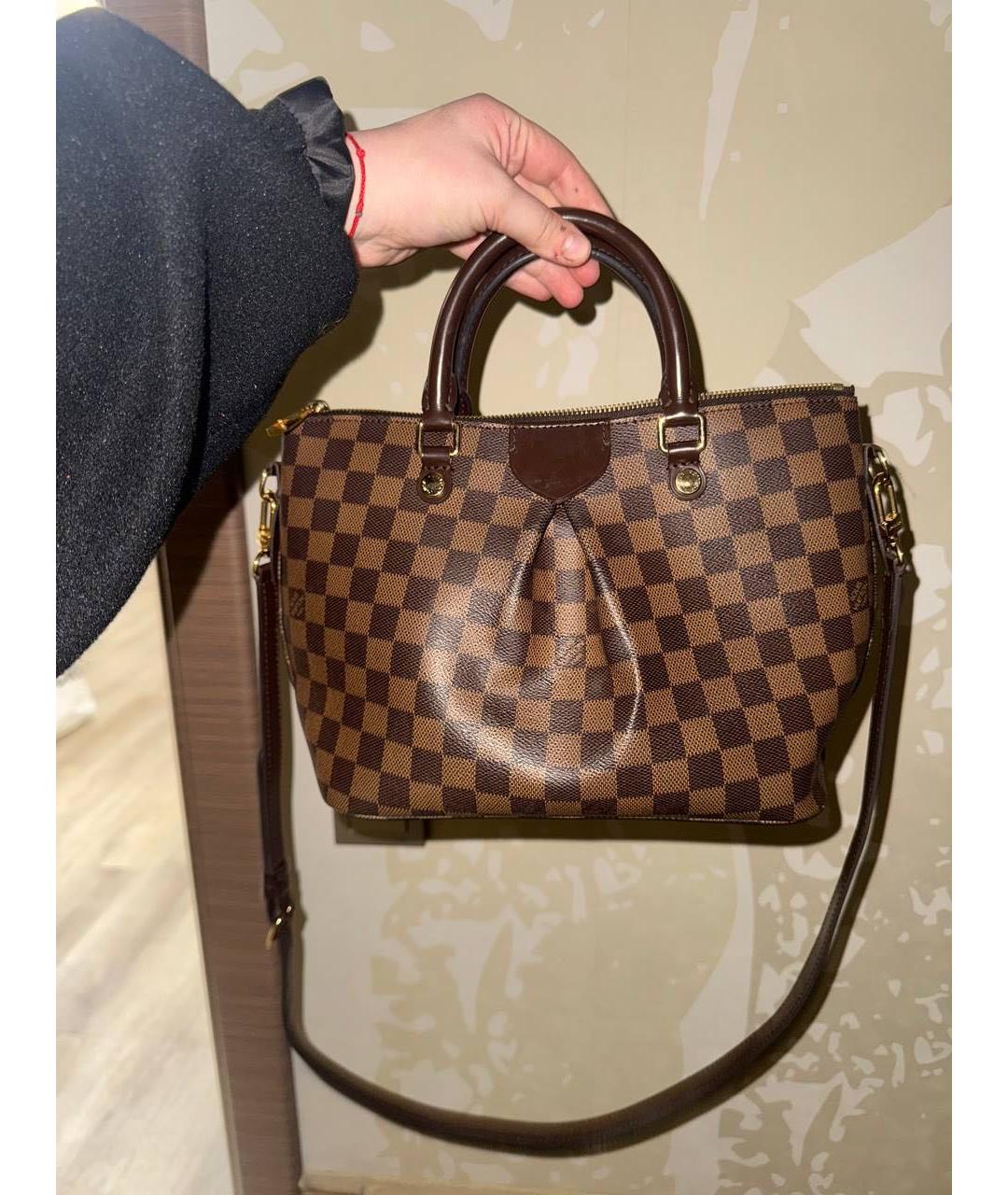 LOUIS VUITTON Коричневая сумка с короткими ручками, фото 5