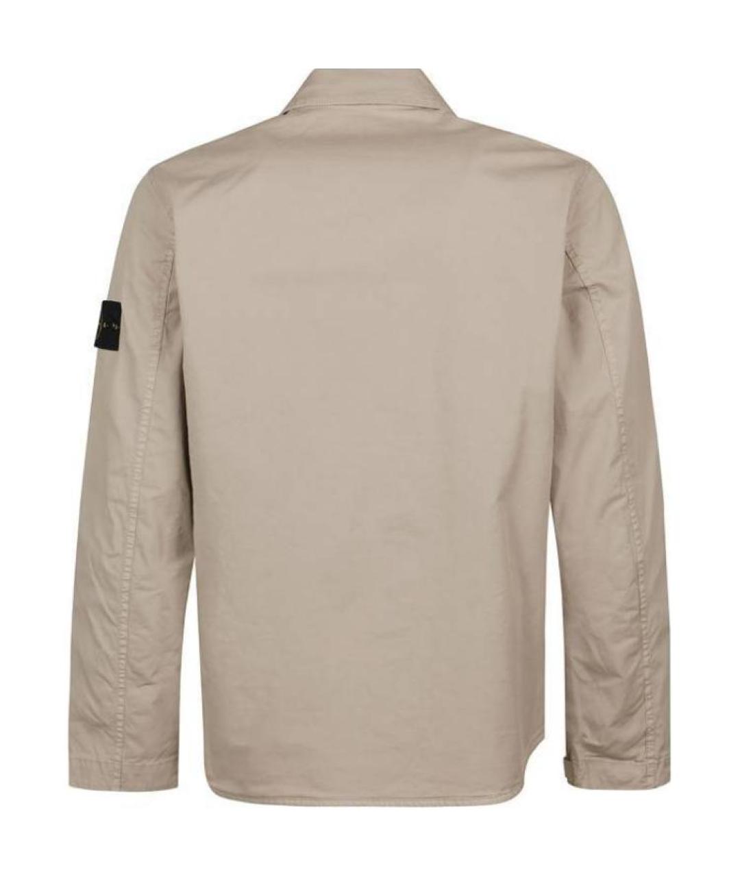 STONE ISLAND Коричневая классическая рубашка, фото 2