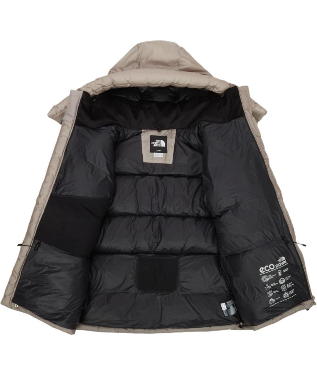 THE NORTH FACE Коричневый пуховик, фото 3