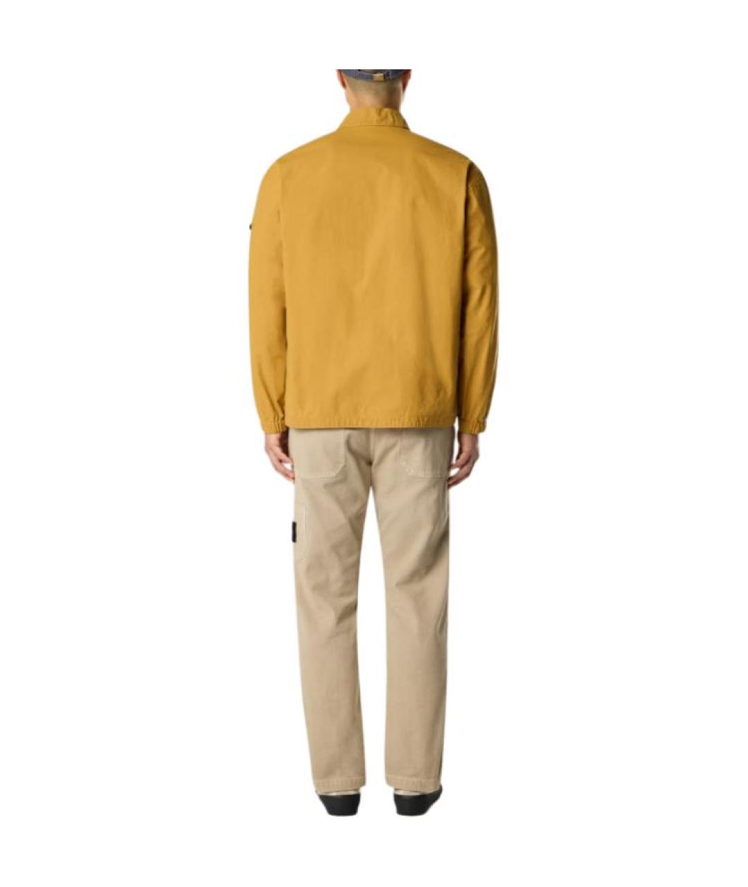 STONE ISLAND Бежевые повседневные брюки, фото 4