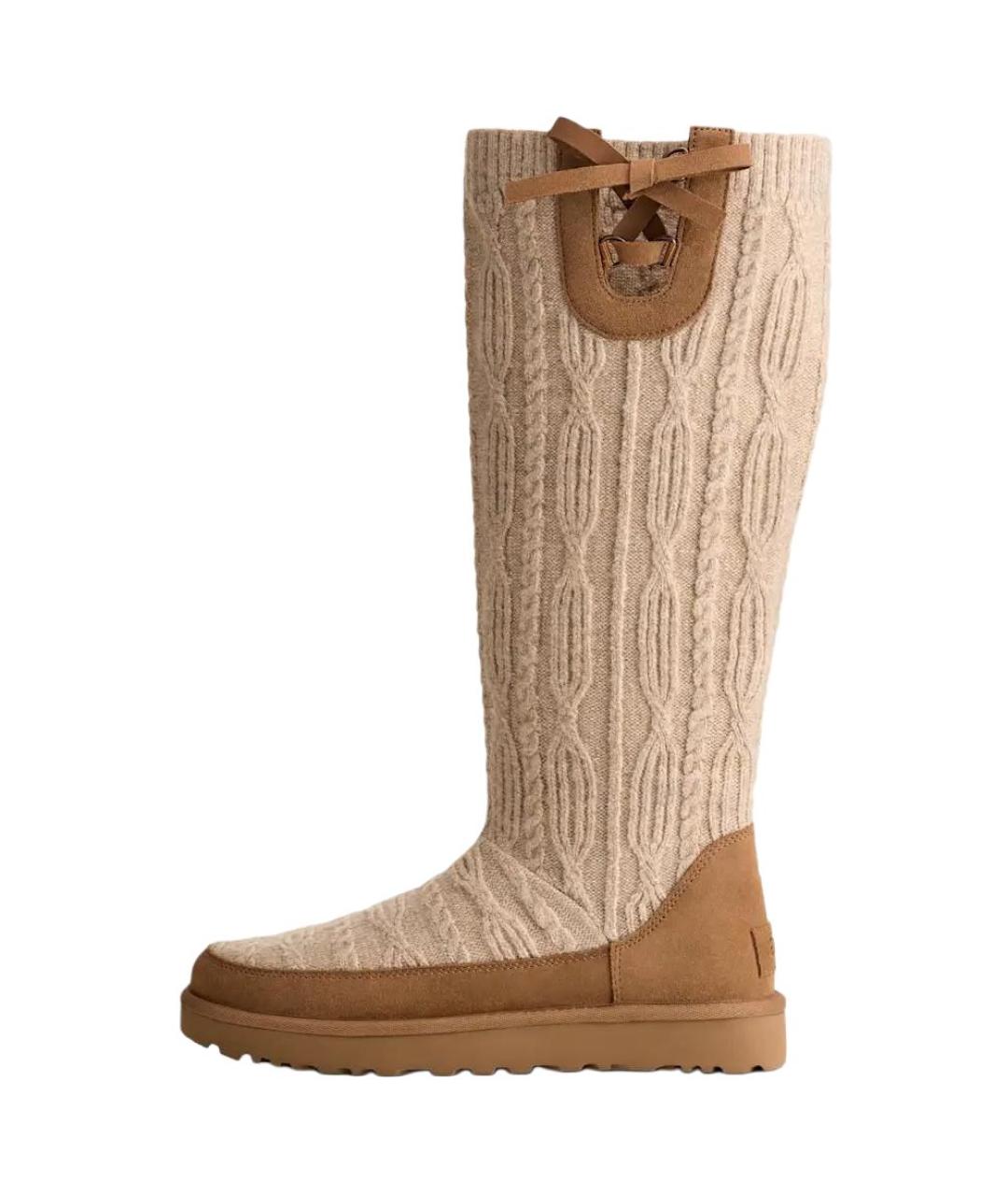 UGG Коричневые замшевые сапоги, фото 2