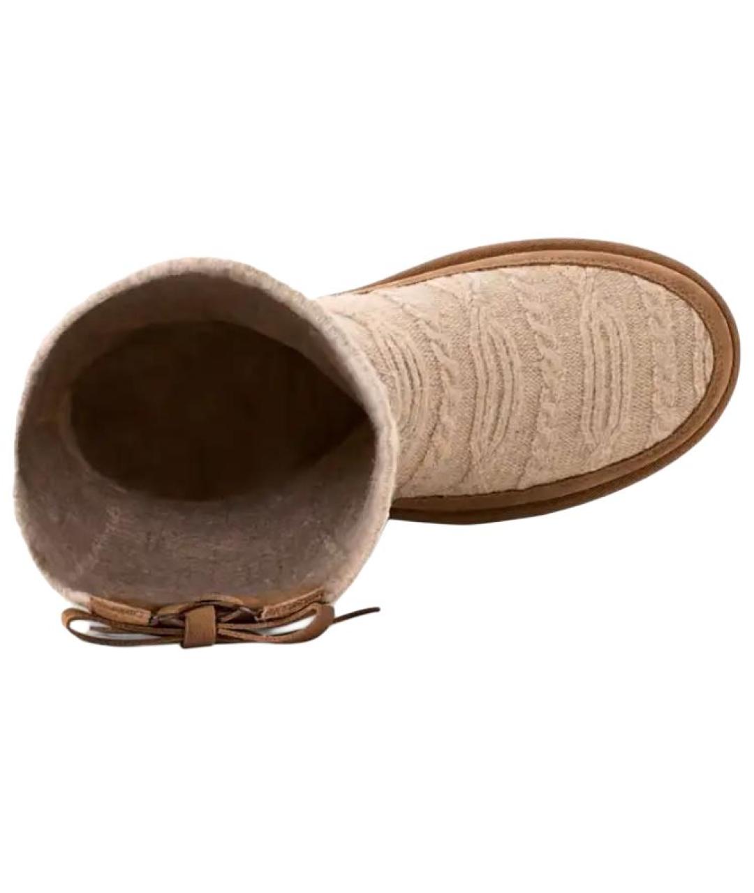 UGG Коричневые замшевые сапоги, фото 3