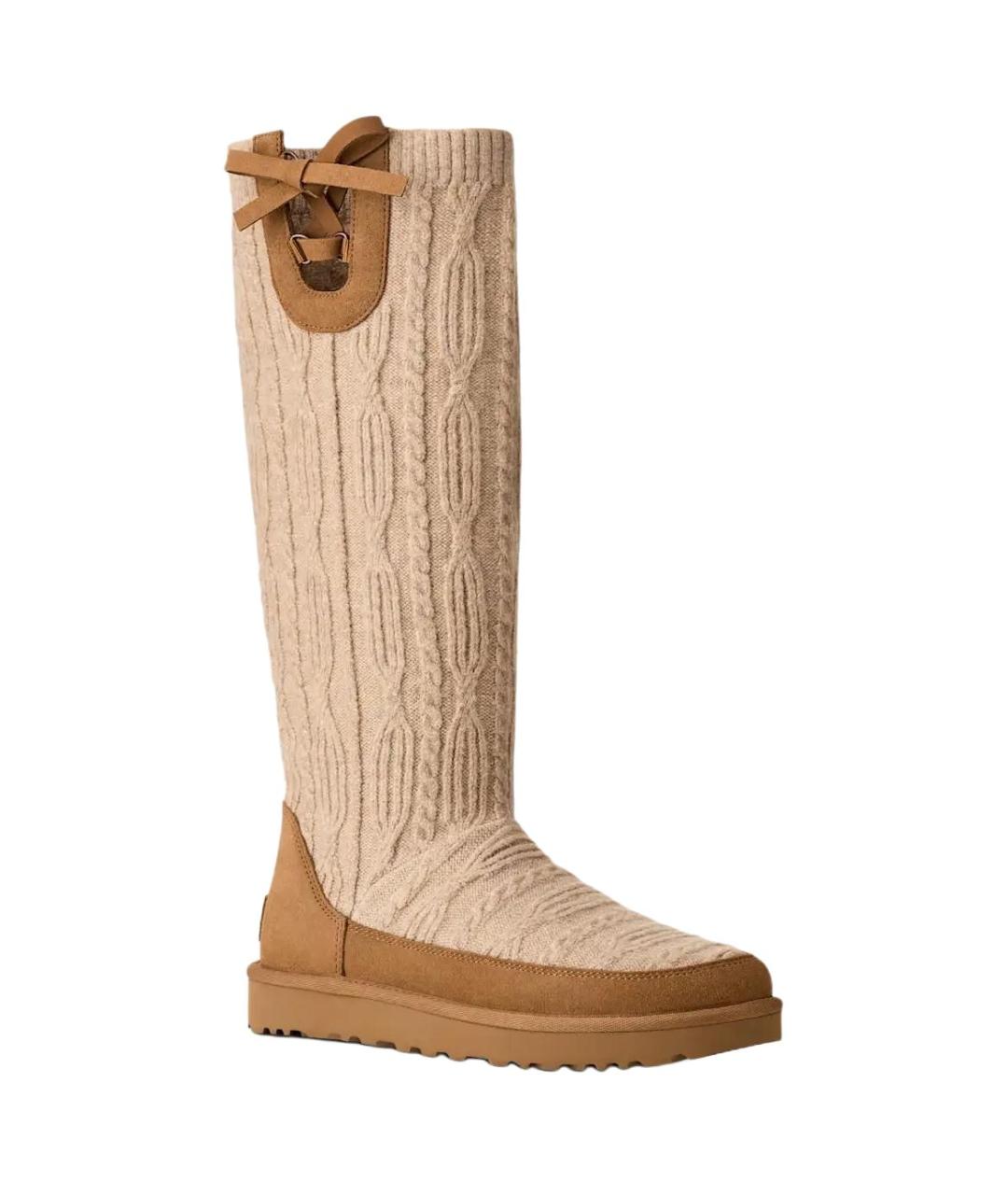 UGG Коричневые замшевые сапоги, фото 1
