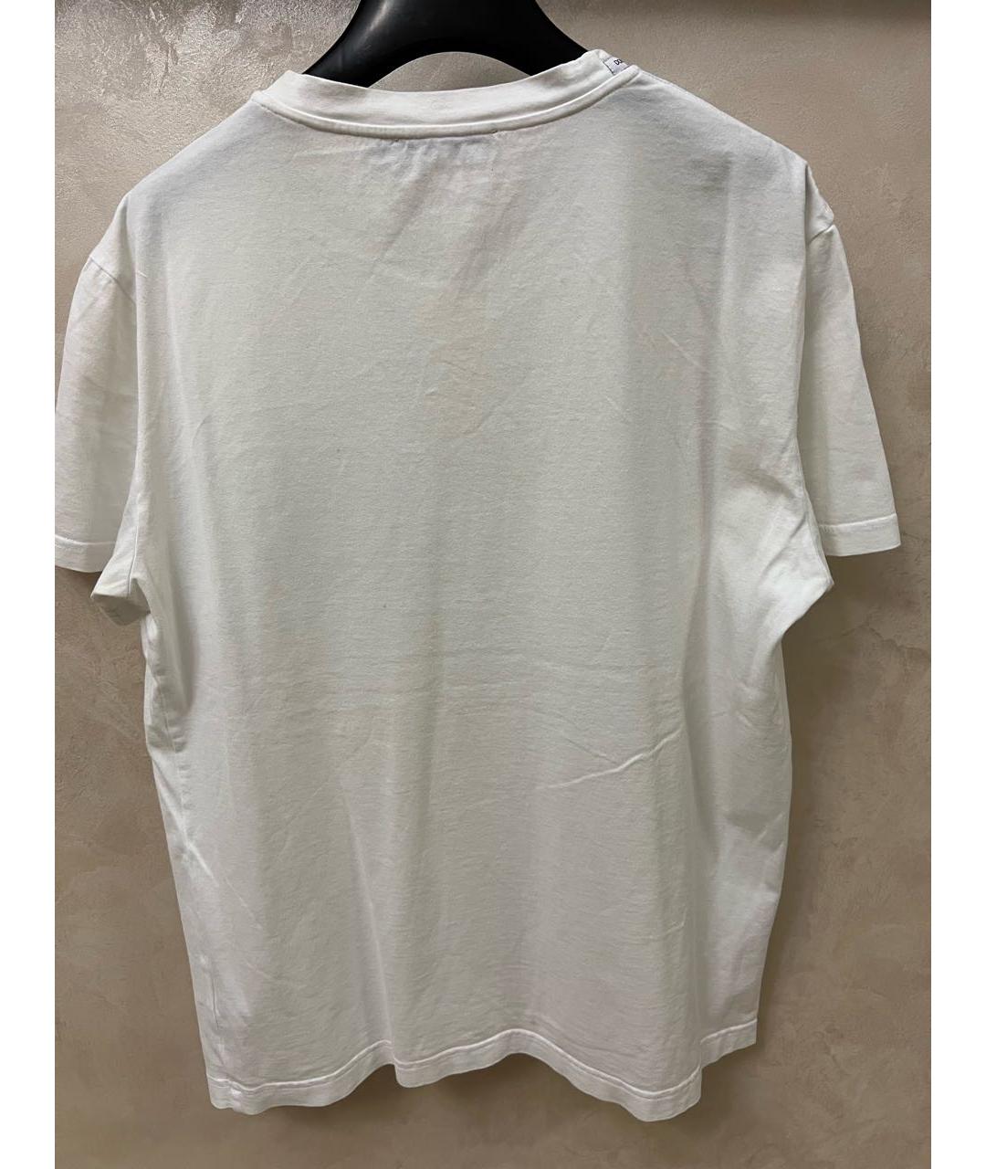 DOLCE&GABBANA Белая хлопковая футболка, фото 2