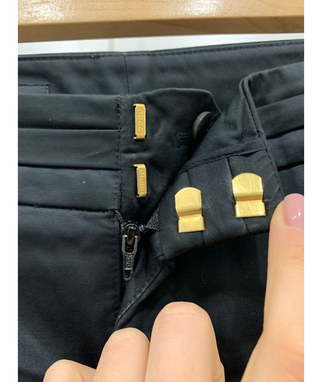 GUCCI Черные брюки широкие, фото 4