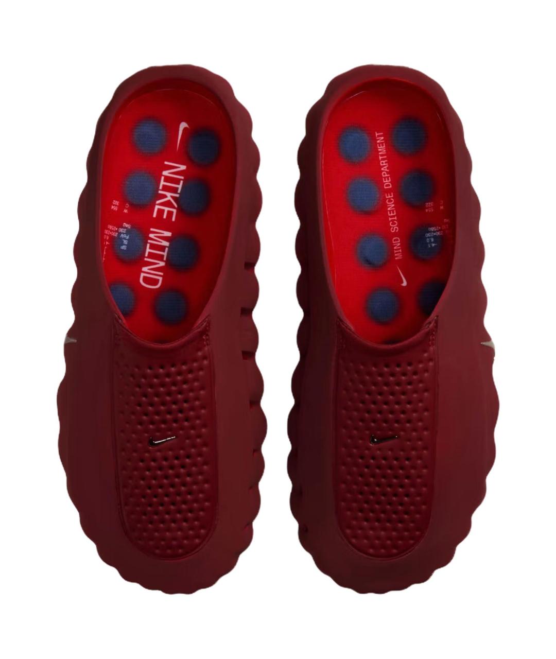 NIKE Красные синтетические сандалии, фото 3