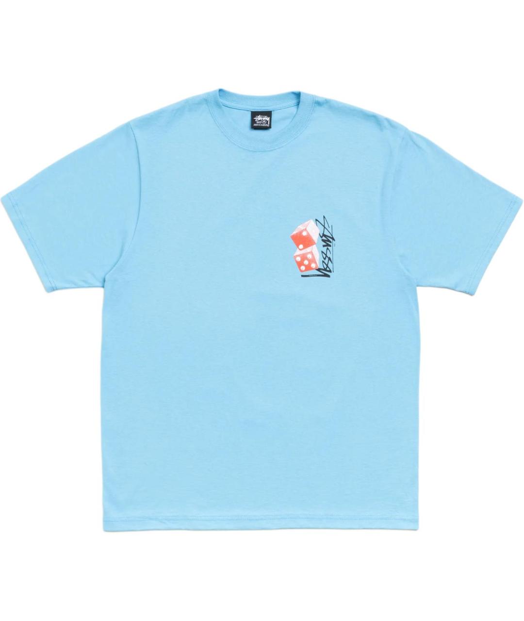 STUSSY Синяя футболка, фото 1