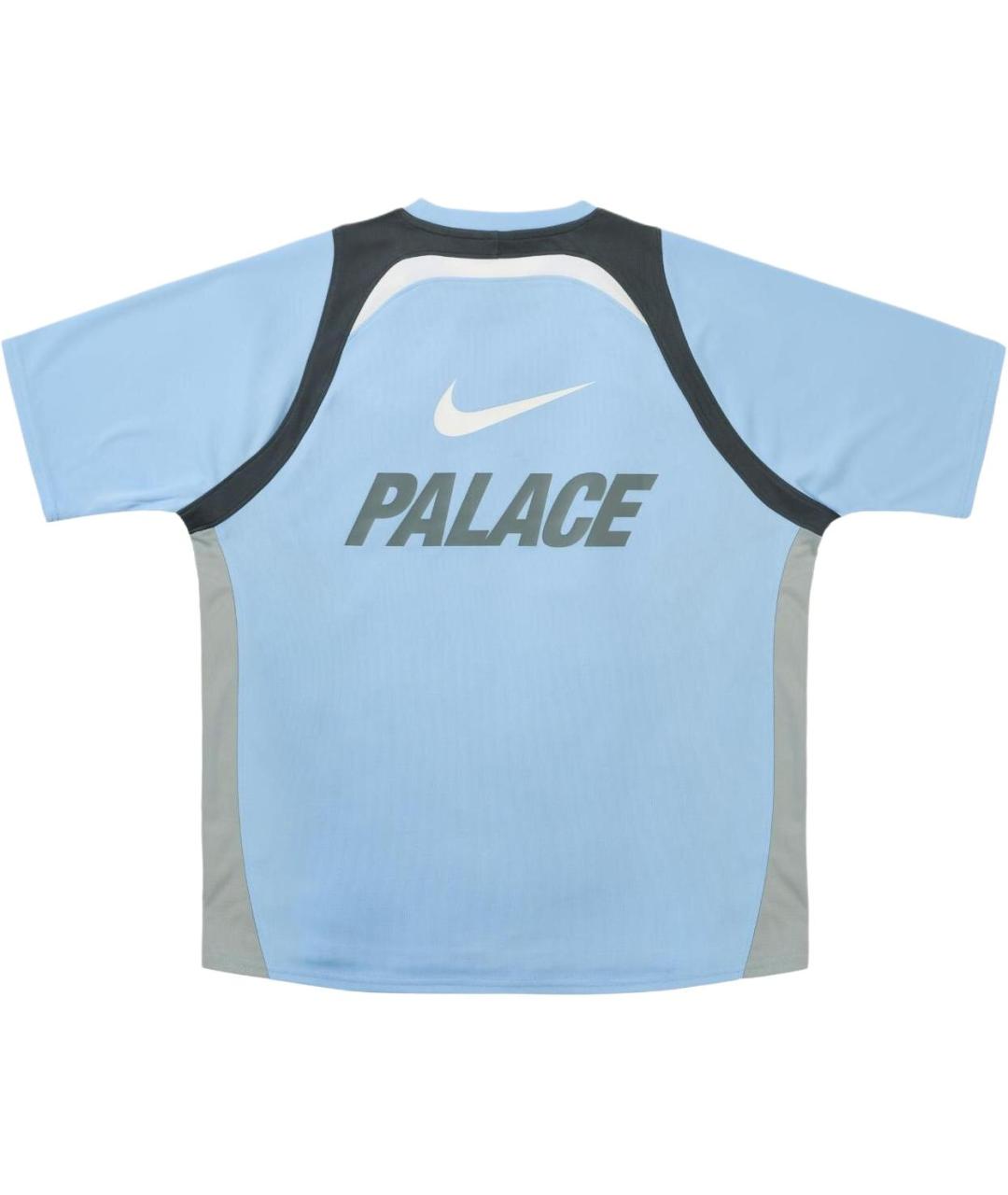 PALACE Синяя синтетическая футболка, фото 1