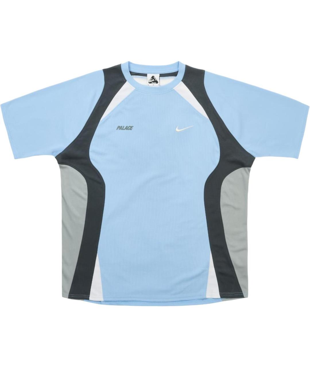 PALACE Синяя синтетическая футболка, фото 2