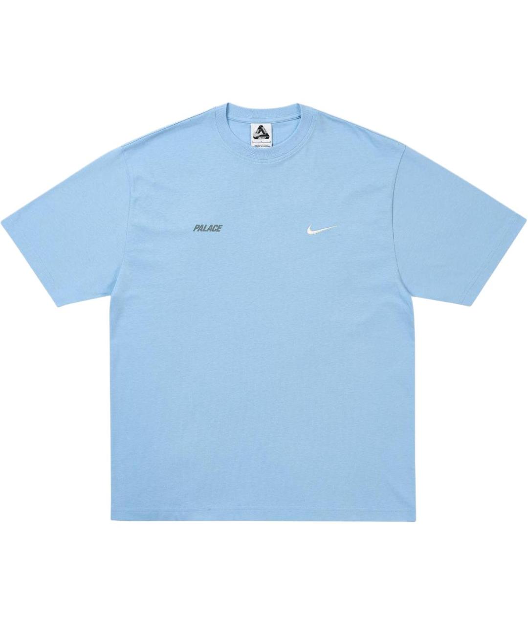 PALACE Синяя хлопковая футболка, фото 2