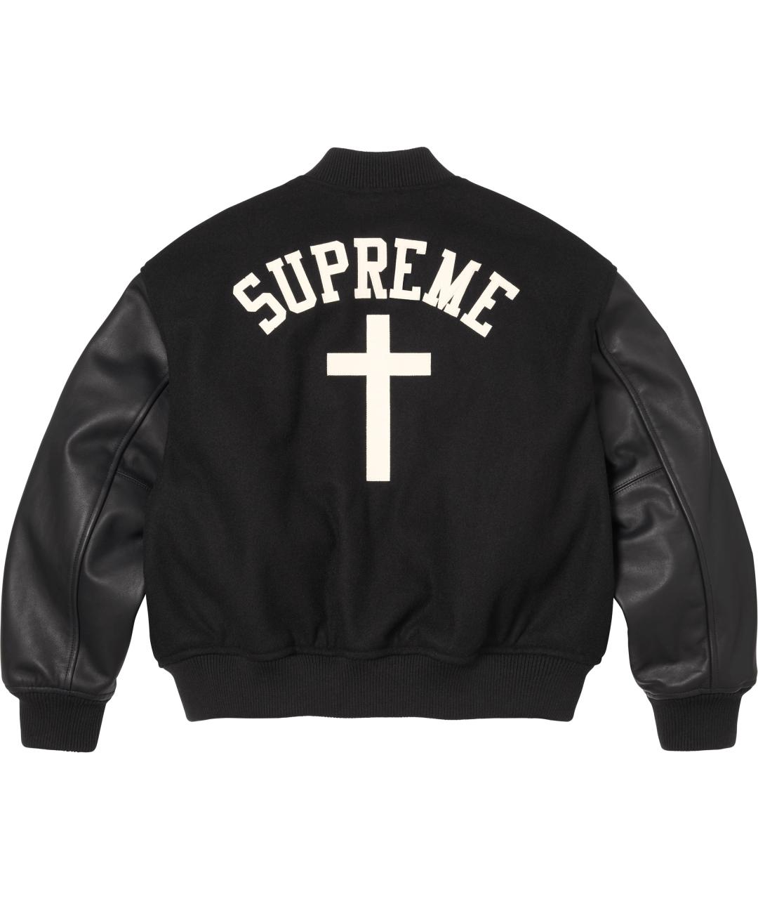 SUPREME Черная куртка, фото 2