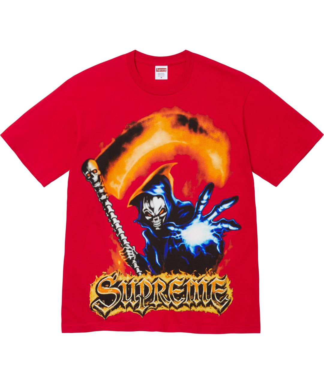 SUPREME Красная футболка, фото 1