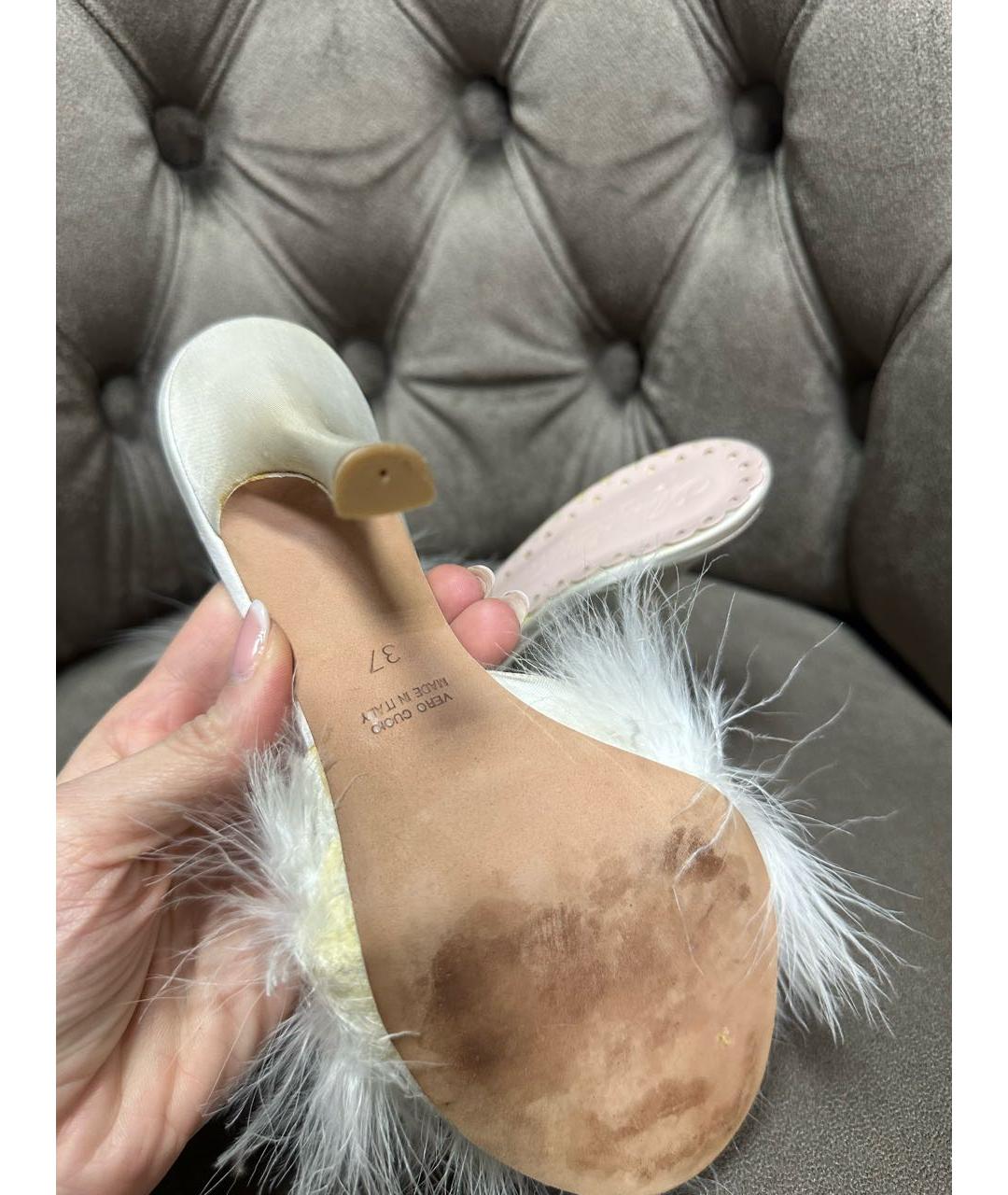 AGENT PROVOCATEUR Белые мюли, фото 4