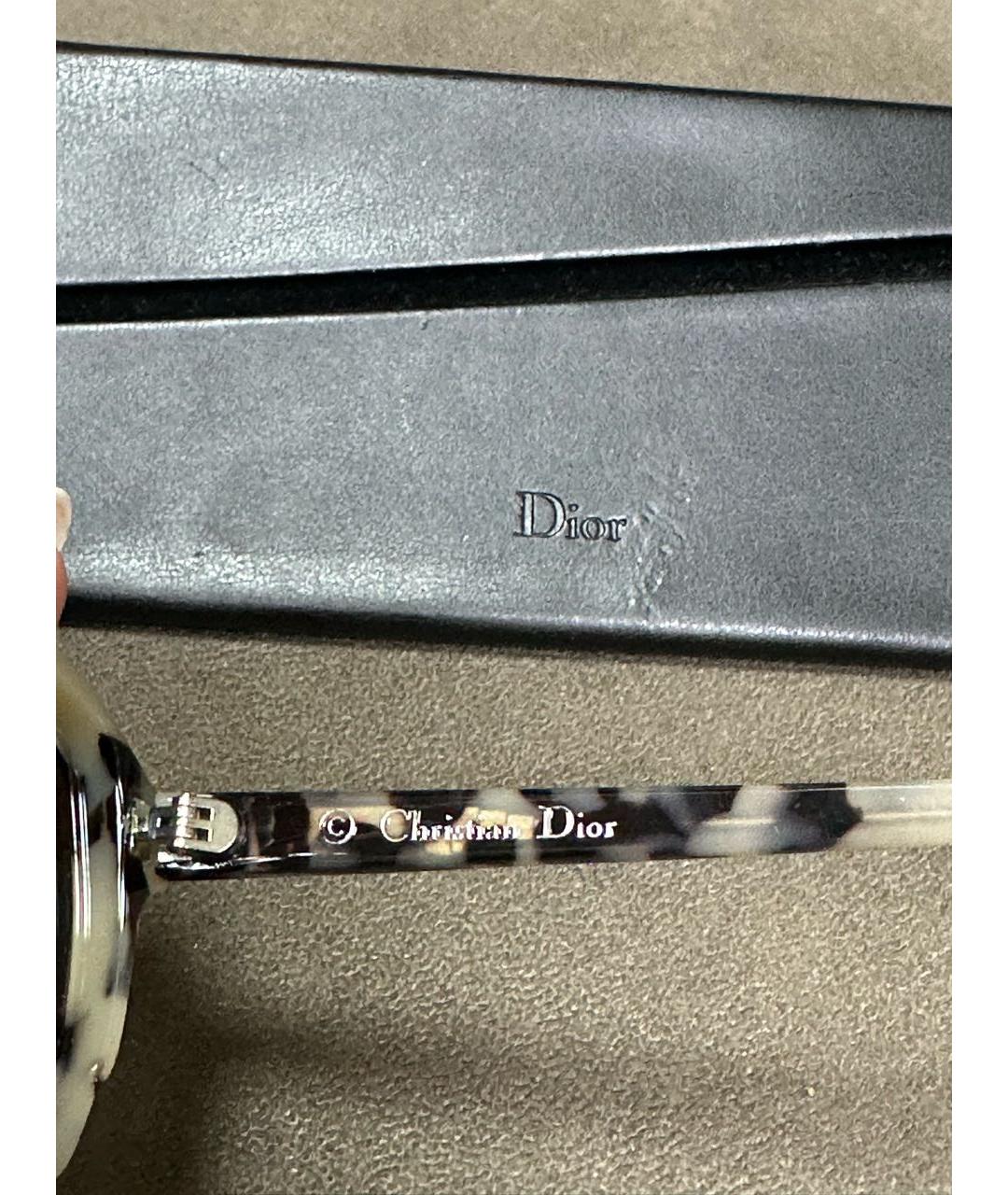 CHRISTIAN DIOR Мульти пластиковые солнцезащитные очки, фото 4