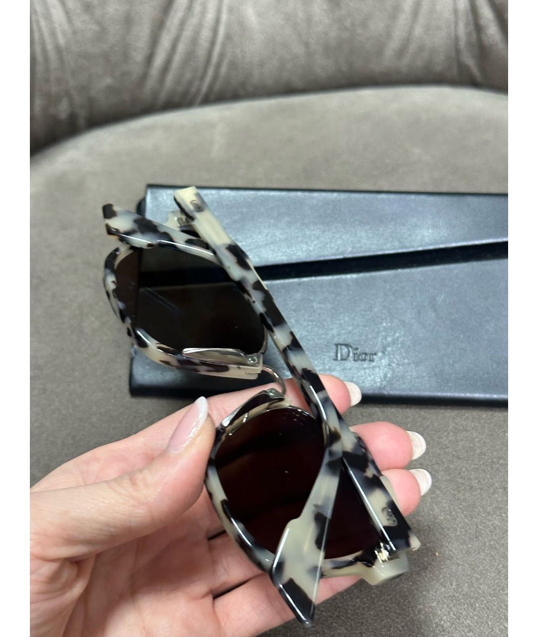 CHRISTIAN DIOR Мульти пластиковые солнцезащитные очки, фото 3