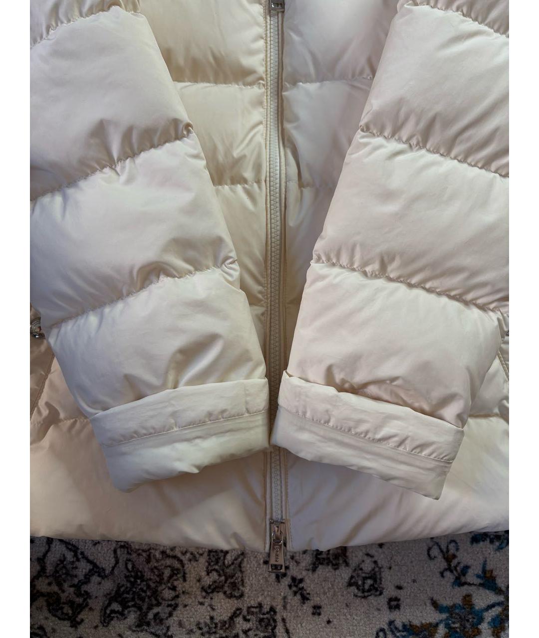 POLO RALPH LAUREN Белый полиэстеровый пуховик, фото 4