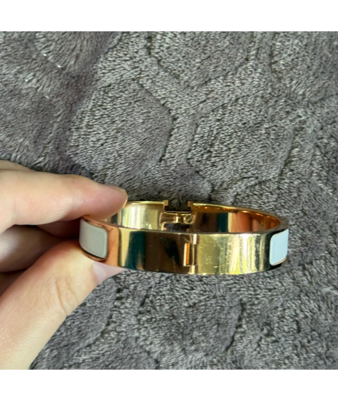 HERMES Белый браслет, фото 6