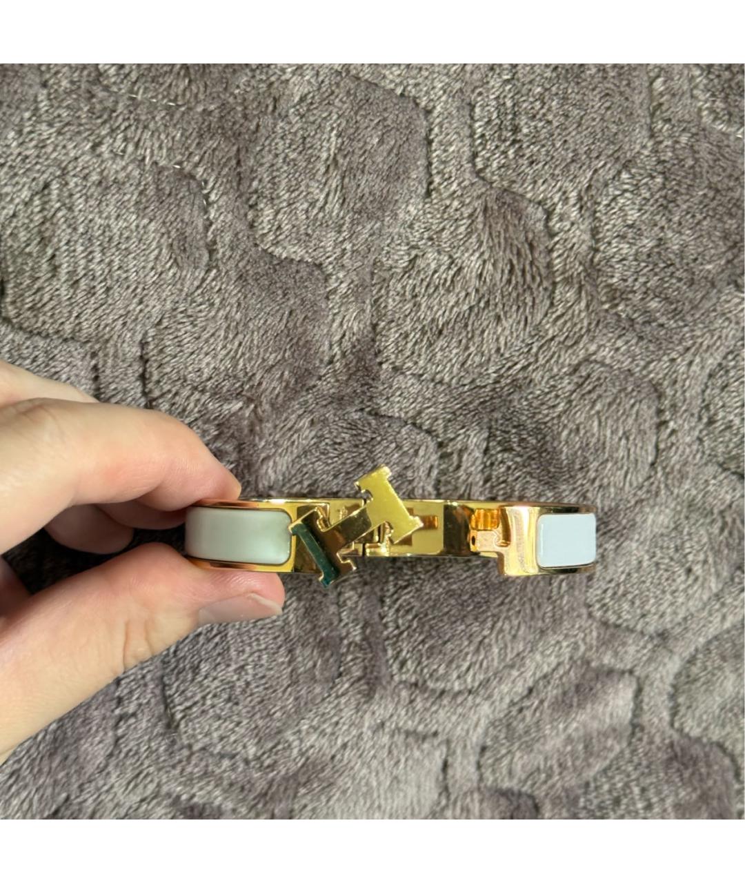 HERMES Белый браслет, фото 8