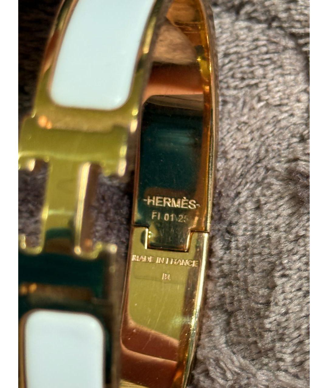HERMES Белый браслет, фото 5