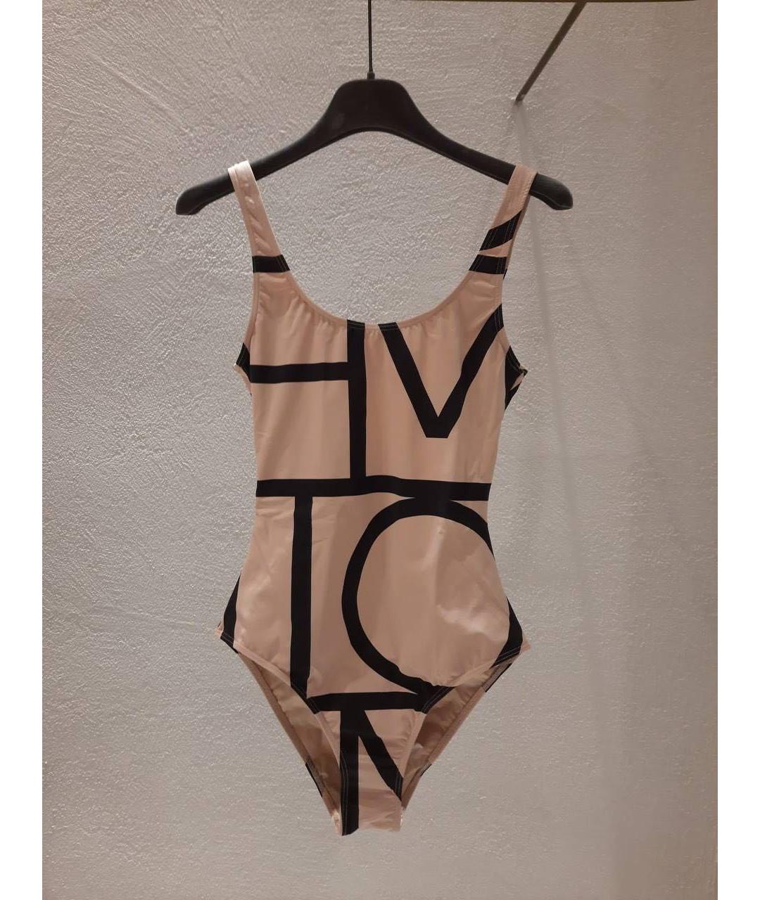 TOTEME Бежевый полиэстеровый купальник, фото 3