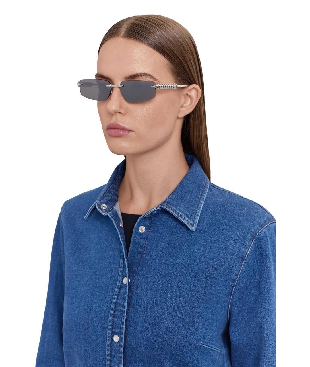 CARTIER Мульти деревянные солнцезащитные очки, фото 6