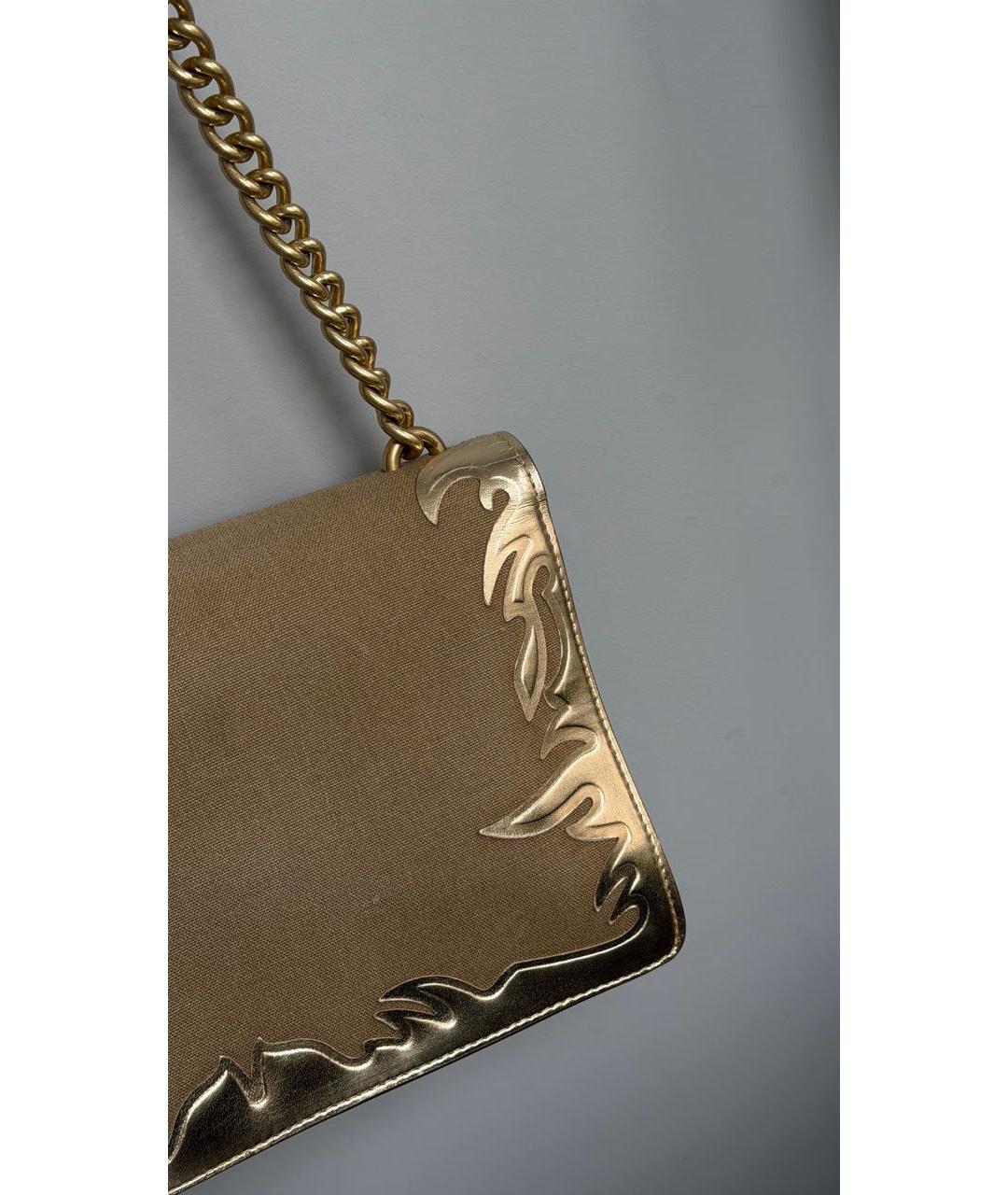 PINKO Бежевая деним сумка через плечо, фото 3