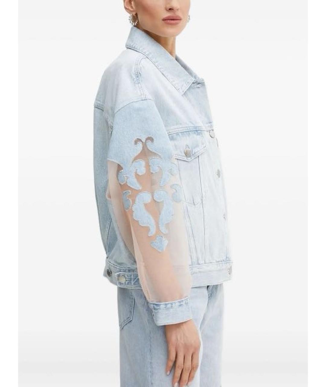 PINKO Голубая деним куртка, фото 3