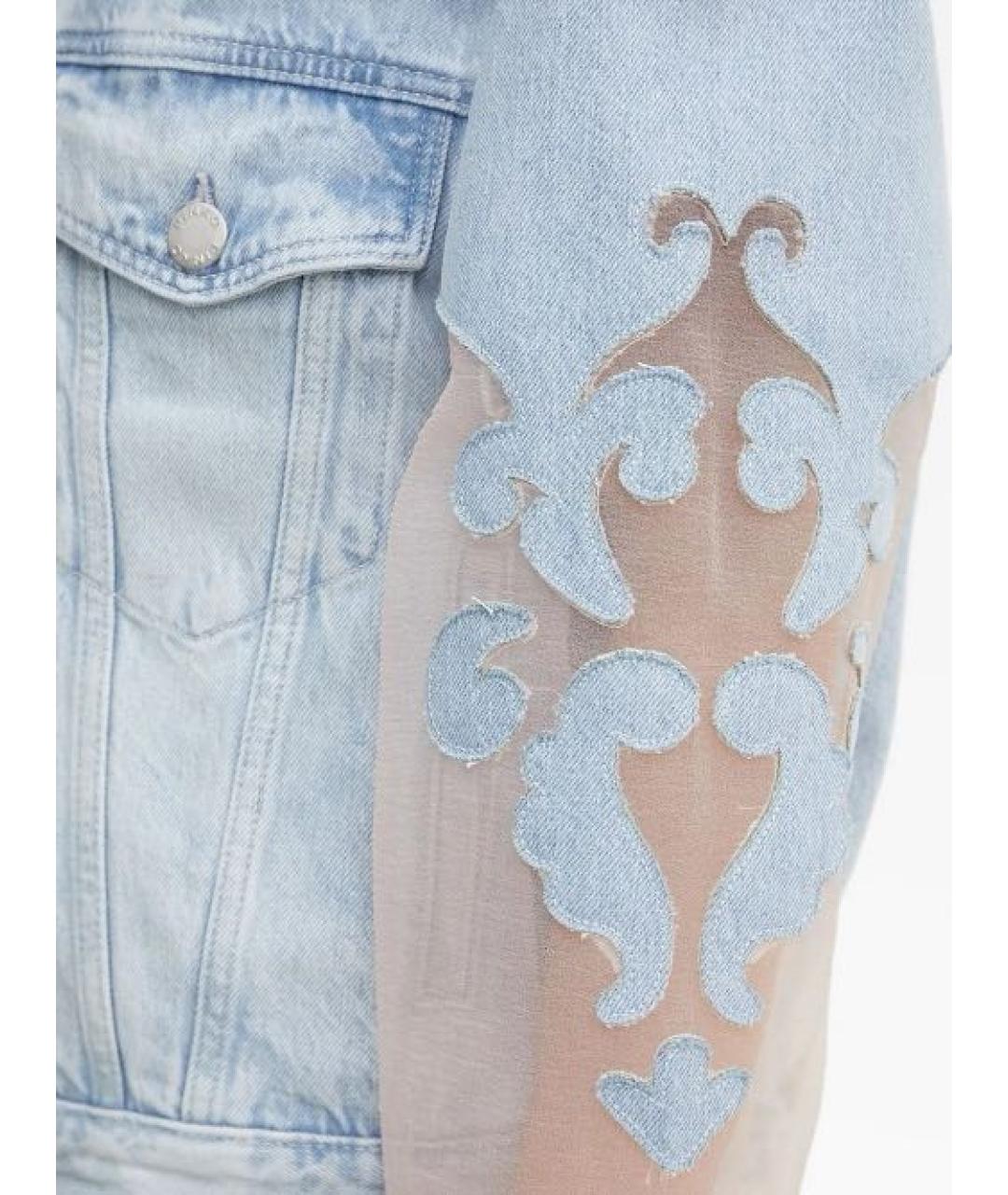 PINKO Голубая деним куртка, фото 4