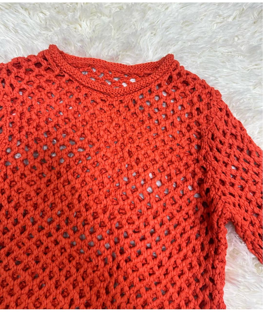 ALEXANDER WANG Оранжевый полиамидовый джемпер / свитер, фото 2