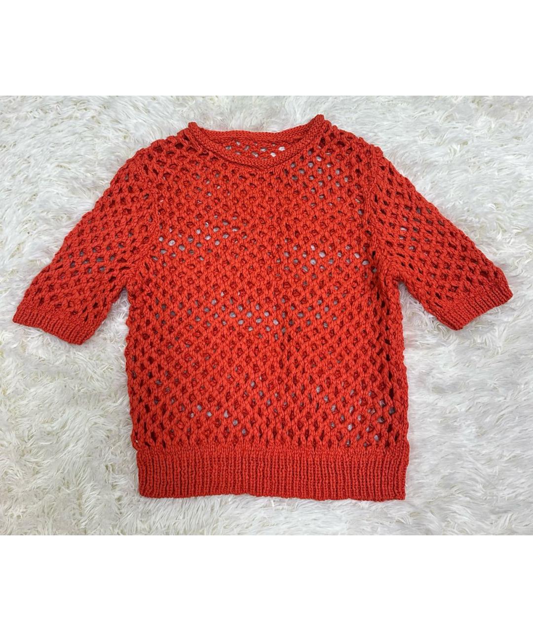 ALEXANDER WANG Оранжевый полиамидовый джемпер / свитер, фото 5