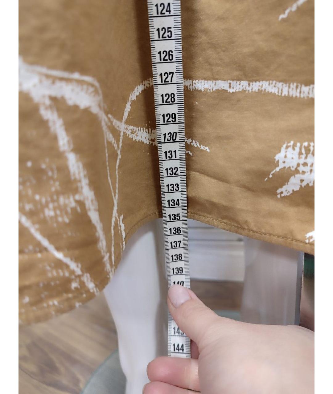 COS Бежевое хлопковое повседневное платье, фото 7