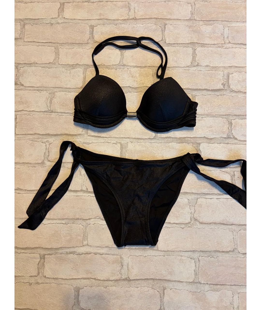 LA PERLA Черный полиамидовый купальник, фото 9