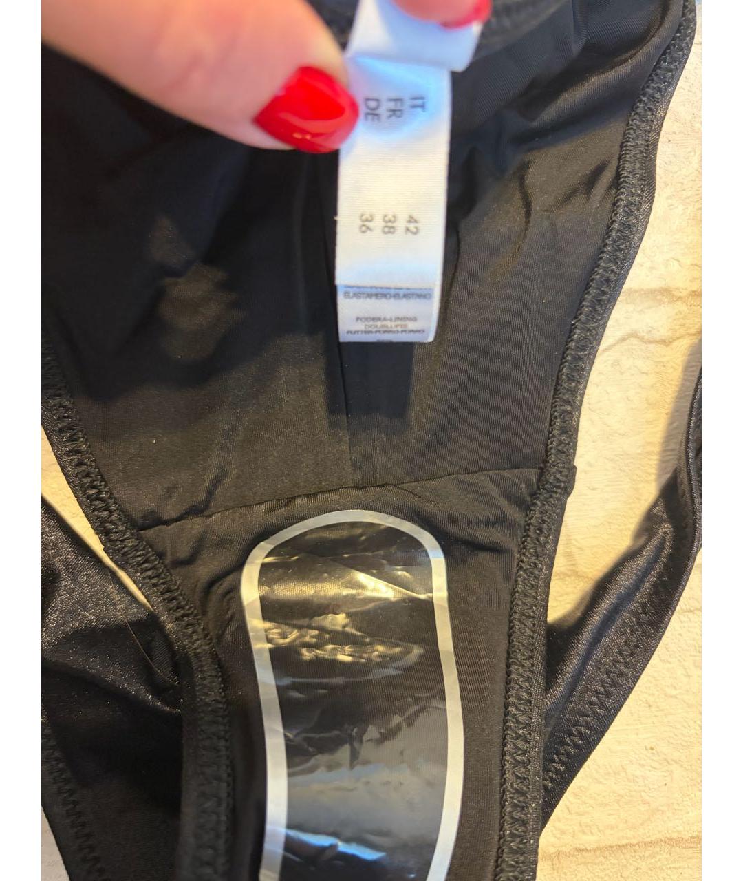 LA PERLA Черный полиамидовый купальник, фото 8