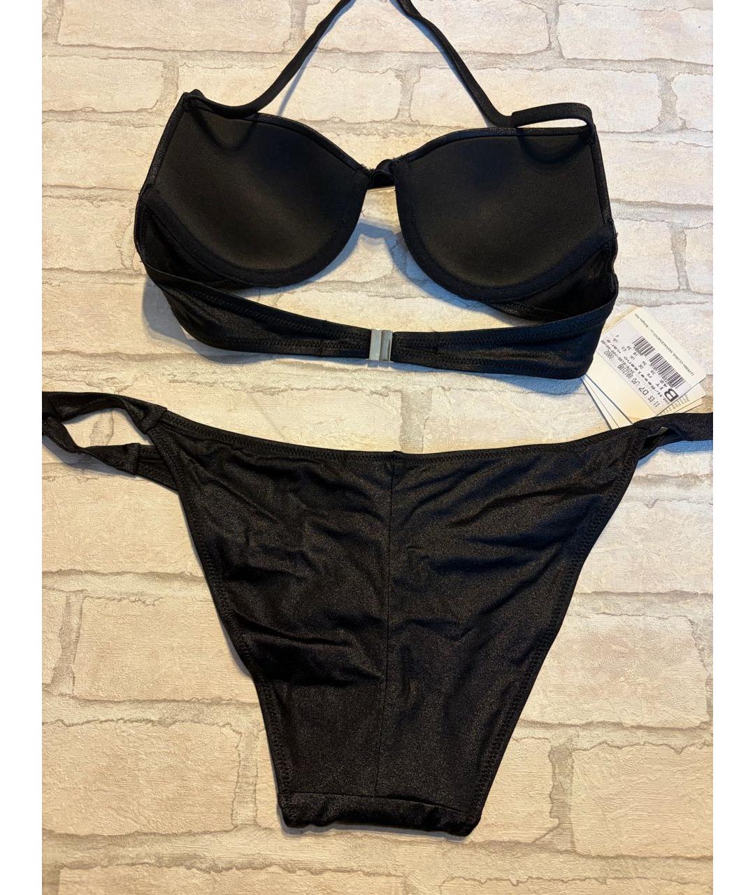 LA PERLA Черный полиамидовый купальник, фото 2