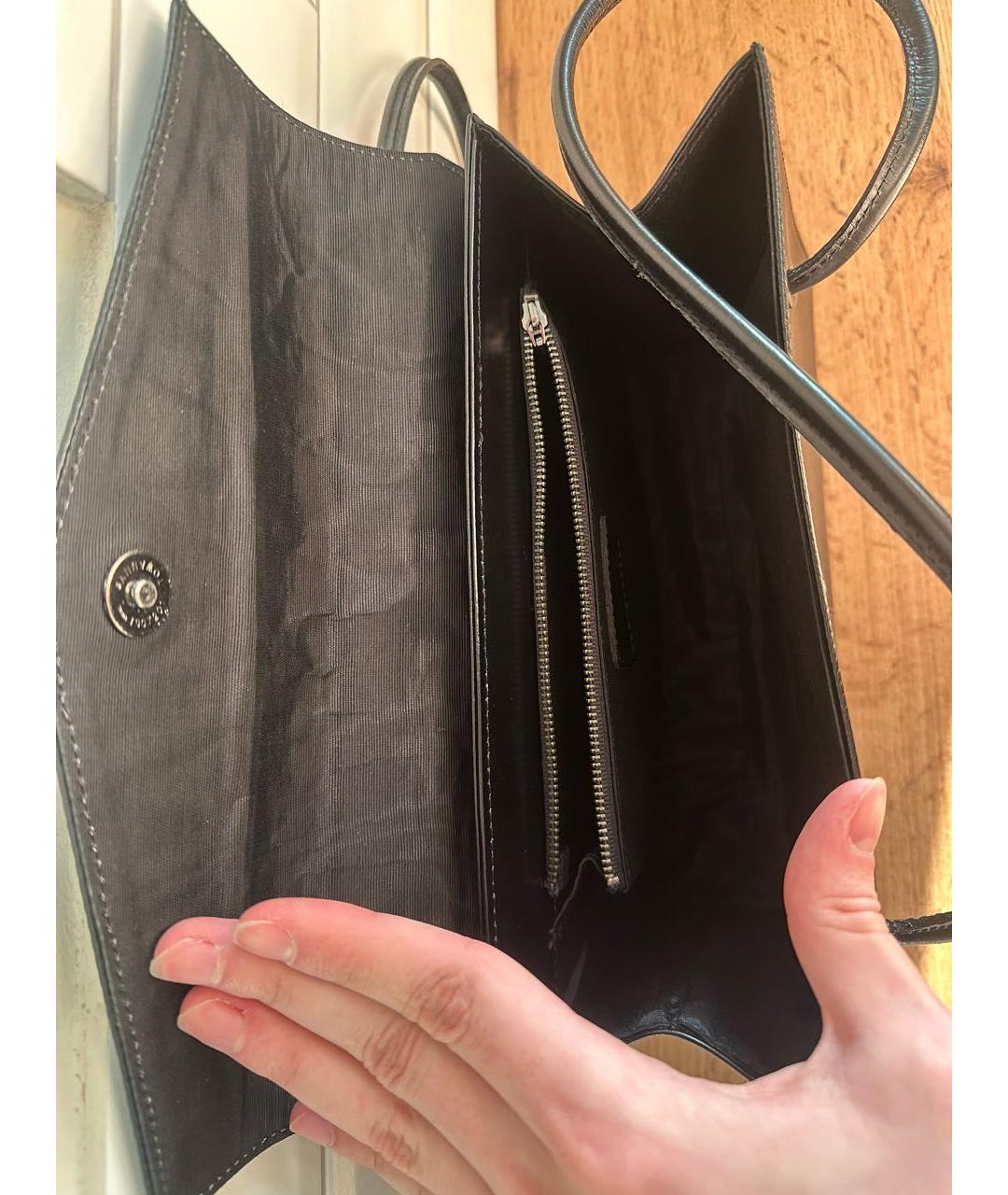 JEAN PAUL GAULTIER Черная сумка с короткими ручками, фото 4