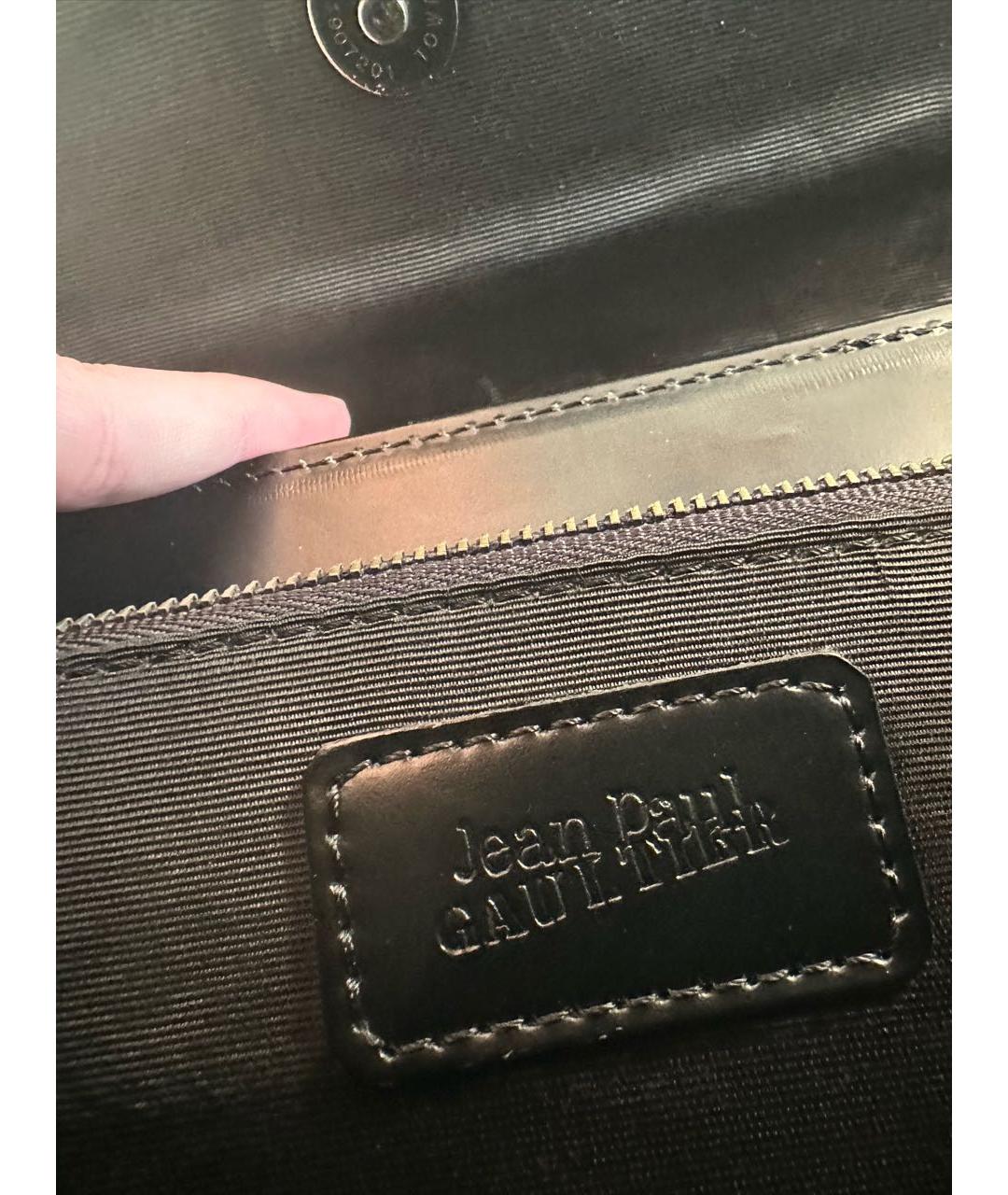 JEAN PAUL GAULTIER Черная сумка с короткими ручками, фото 5