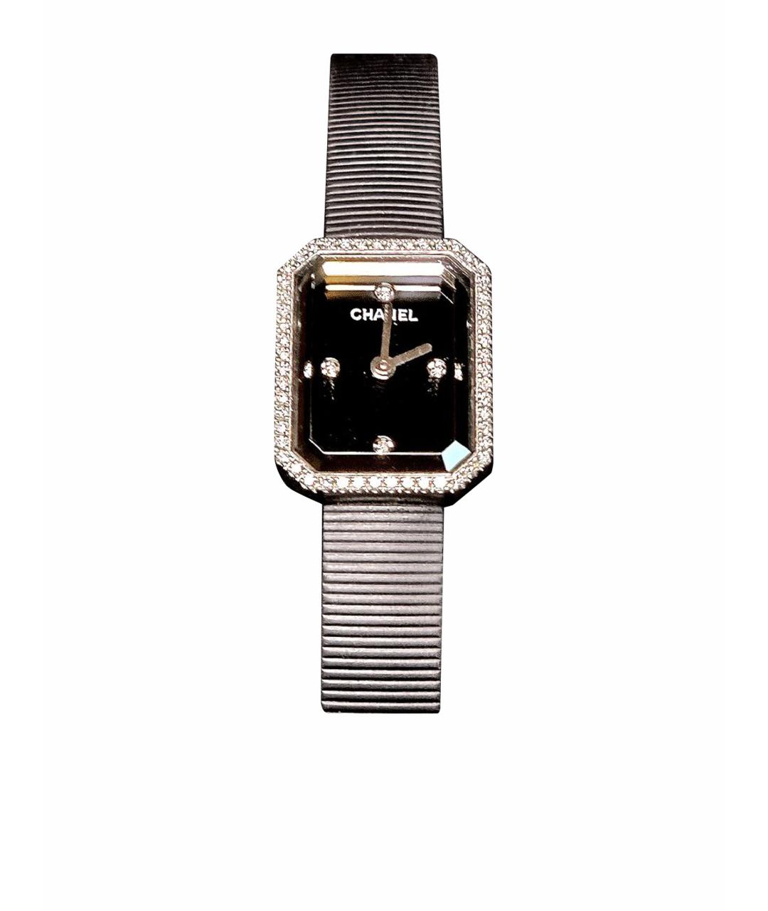 CHANEL Черные часы из белого золота, фото 1