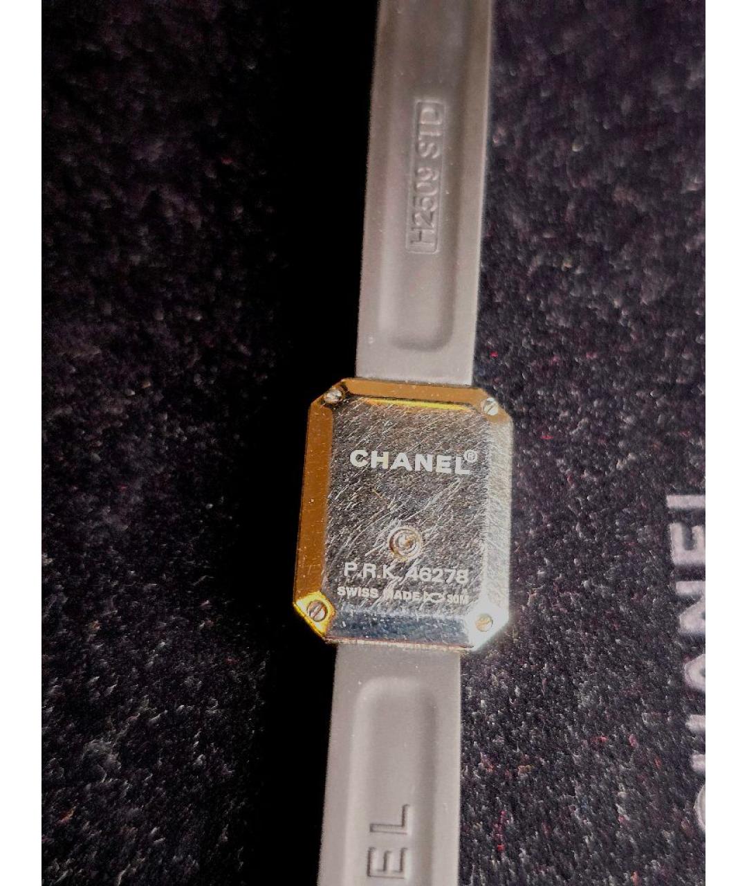 CHANEL Черные часы из белого золота, фото 2